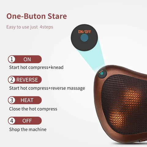 2 IN 1 HOME AND CAR MASSAGE PILLOW